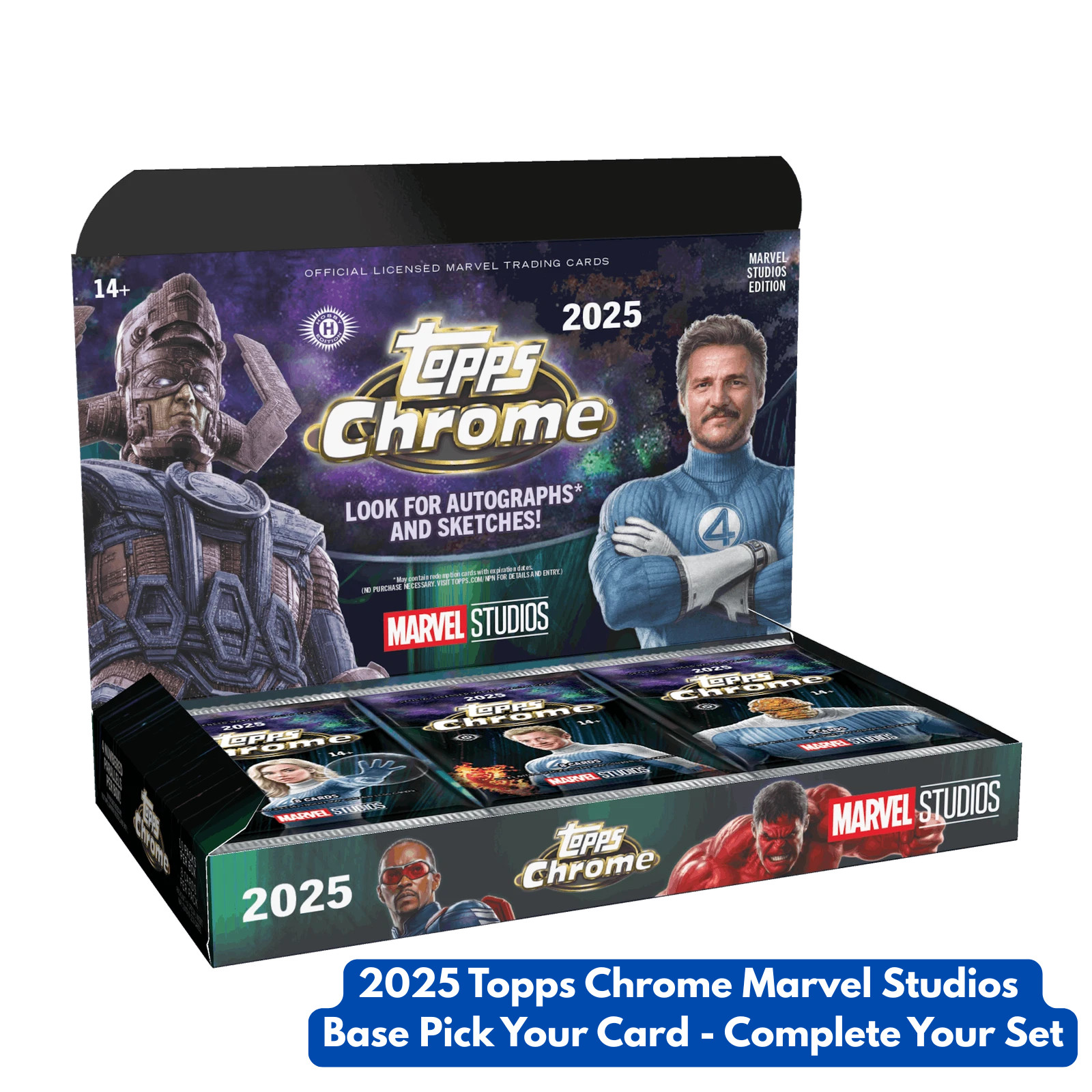 2025 Topps Chrome Marvel Studios BASE #1-200 Pick Your Card - Complete Your Set