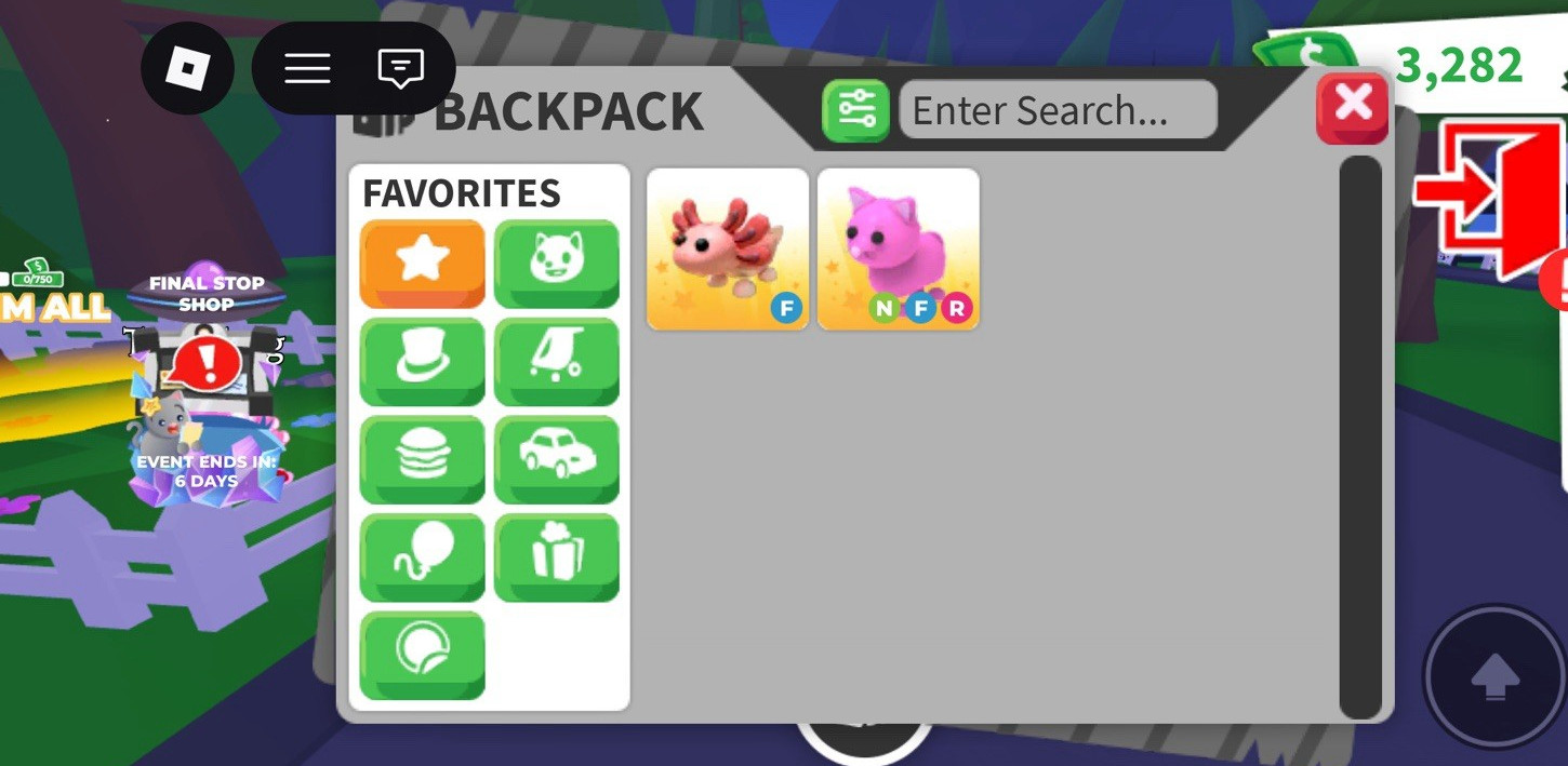 Adopt Me! Fly, Neon, Ride Pets Virtual Game Assets Collection