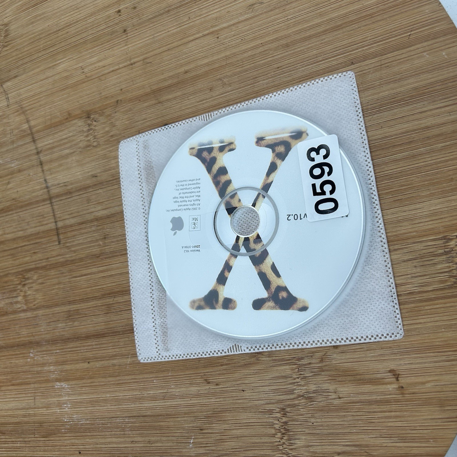 Mac OS X 10 v10.2 Jaguar Macintosh Upgrade Install Software Discs CDs 2002