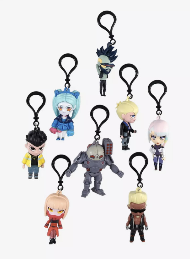 NEW Cyberpunk: Edgerunners Blind Bag Figural Bag Clip - YOUR CHOICE