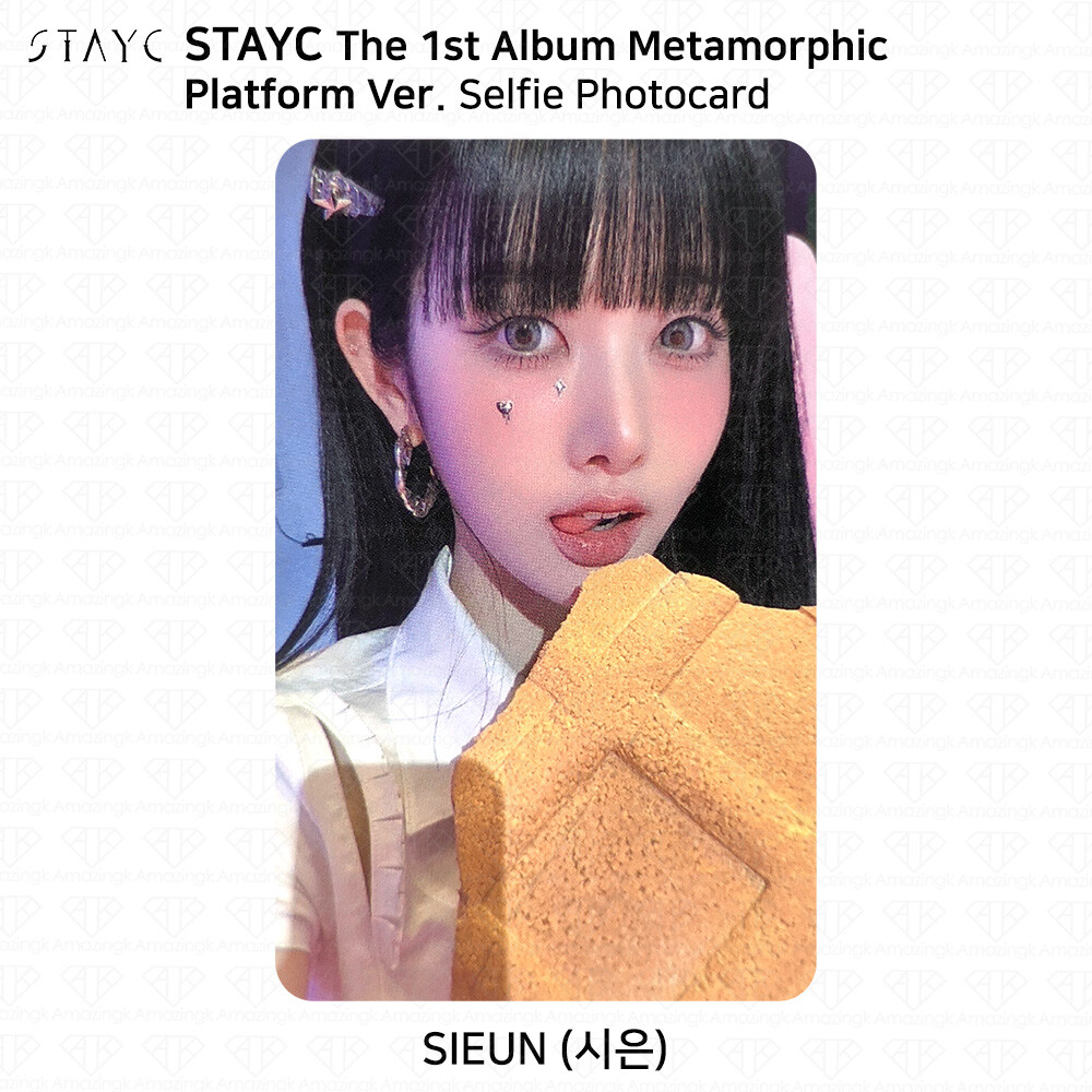 StayC The 1st Album Metamorphic Platform Ver Official Selfie Photocard QR Card