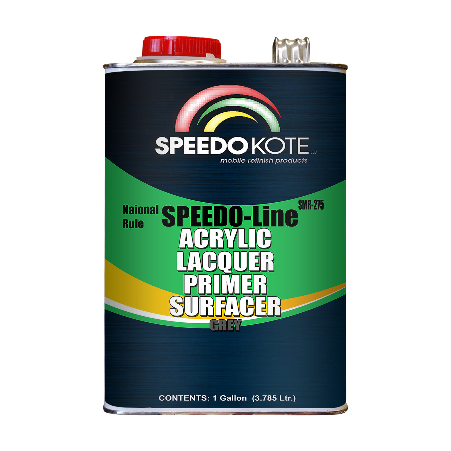 High Build Acrylic Lacquer Primer Gray Gallon, Fast Dry, Easy Sanding, SMR-275