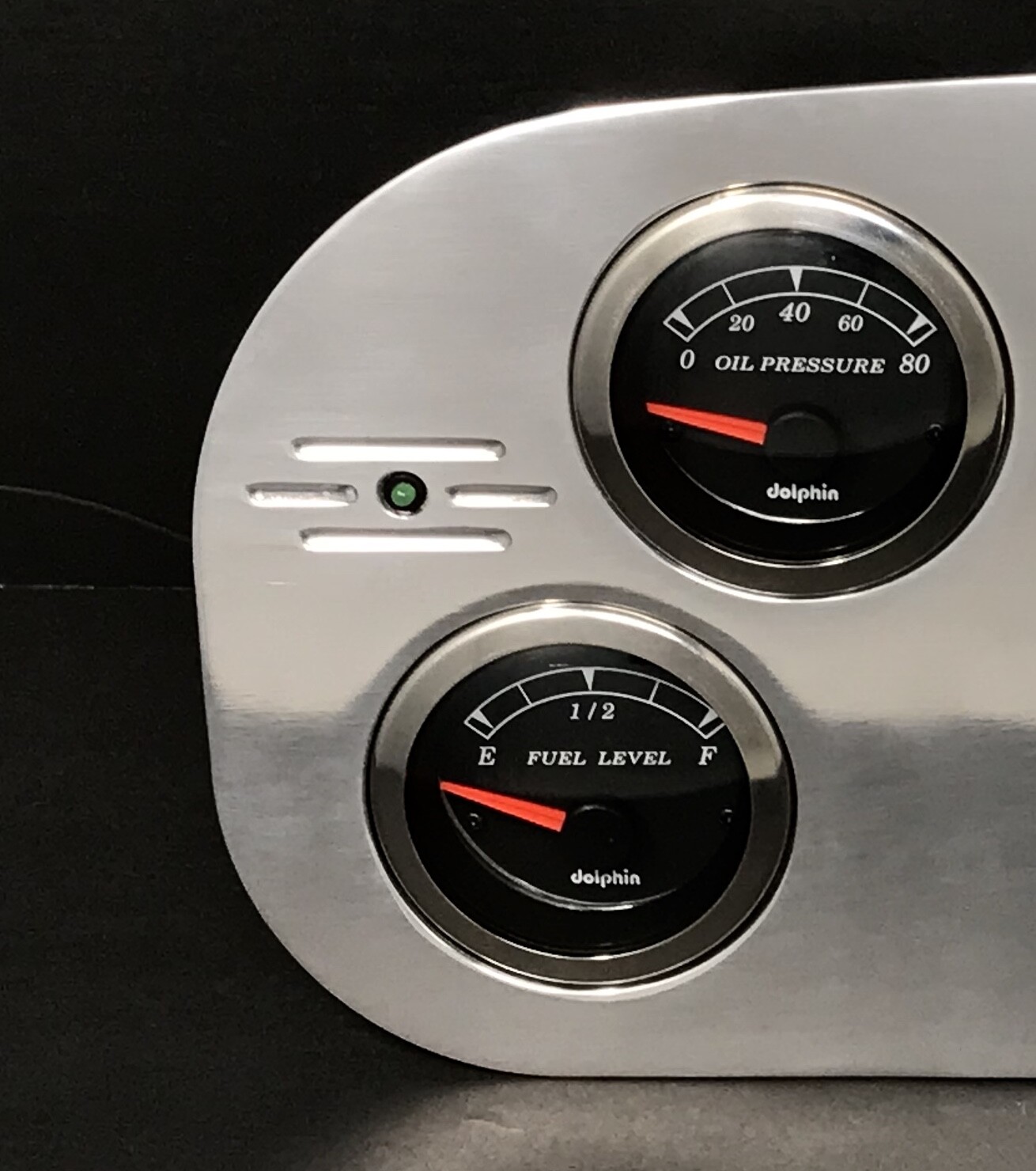 1935 1936 FORD TRUCK 5 GAUGE GPS DASH PANEL POLISHED INSERT BLACK