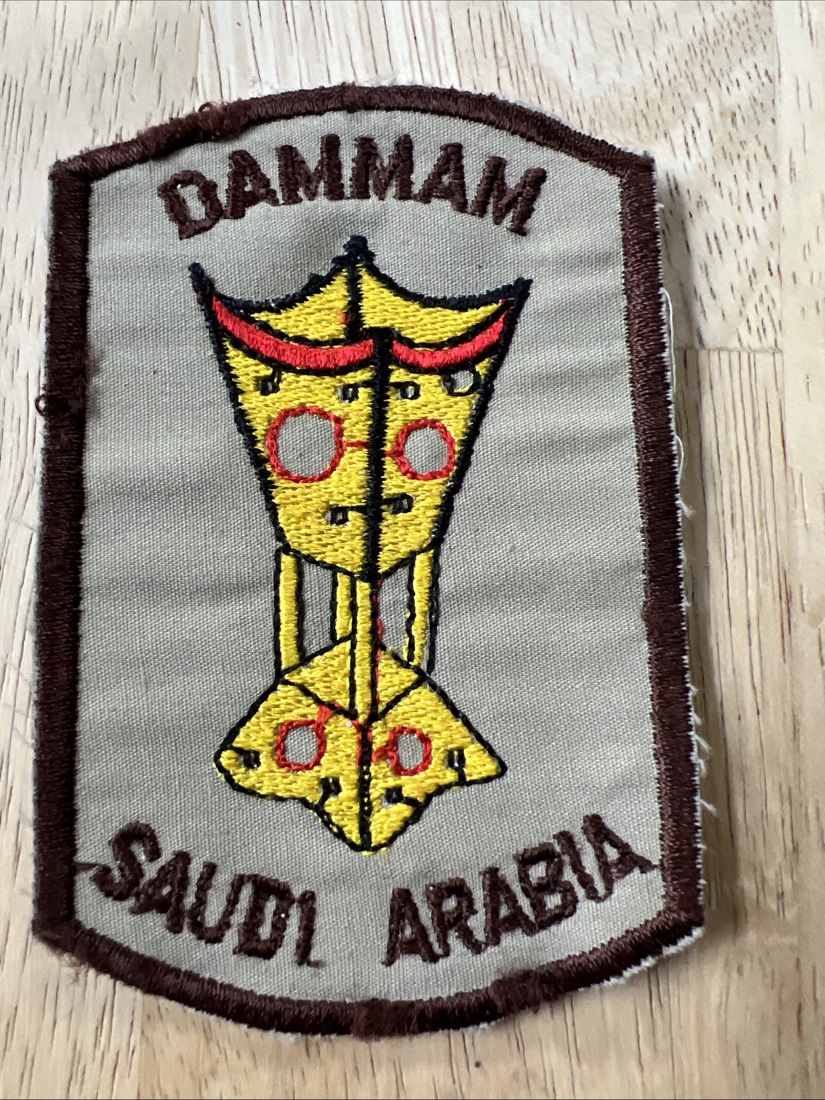 Vintage Dammam Saudi Arabia Morale Patch