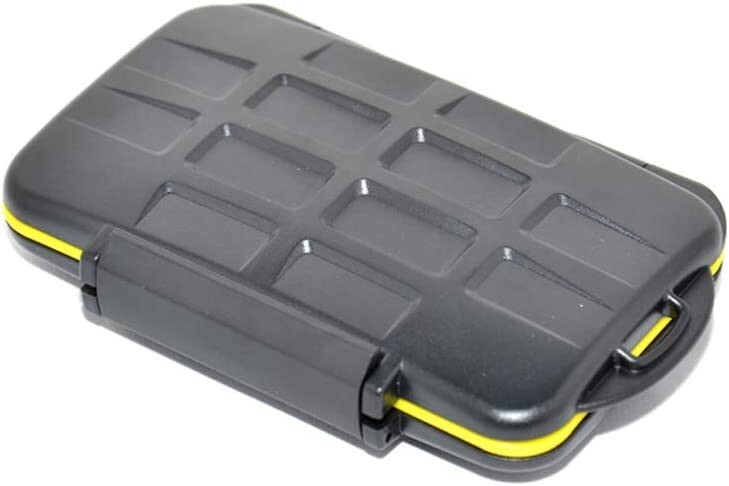 JJC MC-SDMSD12 Rugged Waterproof Memory Card Case (4x SD / 8x microSD)