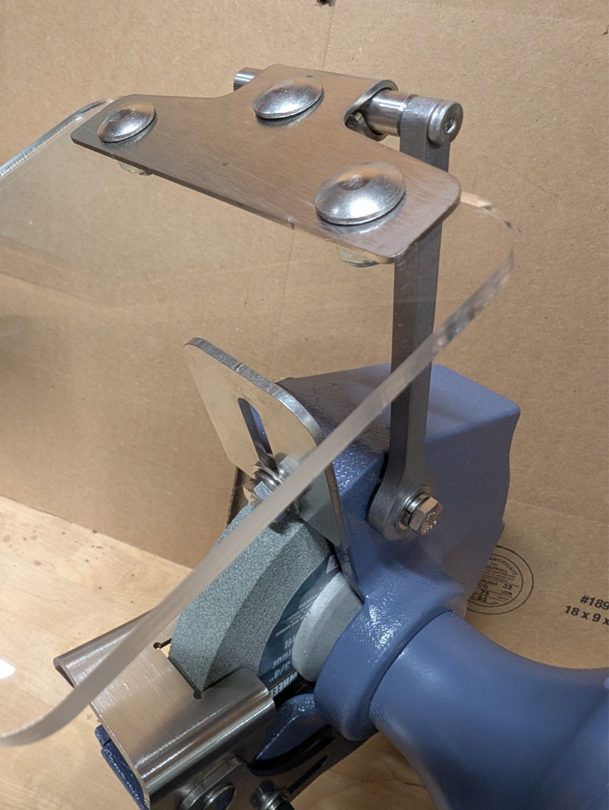 Bench Grinder Eye Shield Bracket & Hardware | Baldor| Made in USA