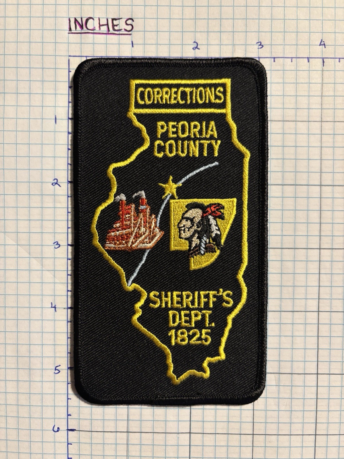 Peoria Co. Corrections Sheriff’s Department Patch