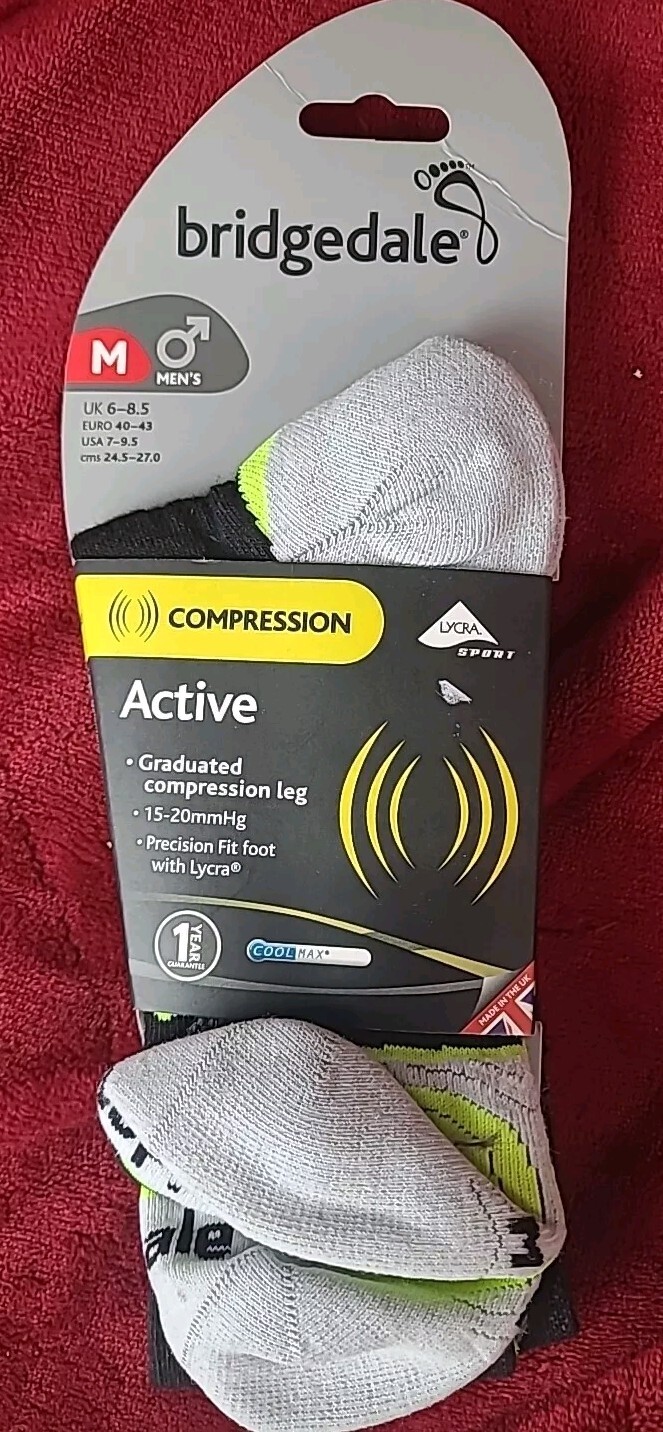 NWT Bridgedale Men's Compression Calf Sleeve - Medium ( Men 7 - 9.5 )