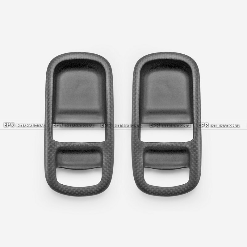 For Nissan Skyline R32 GTR Inner Door Cup (replacement) Matte Carbon Fiber 2pcs