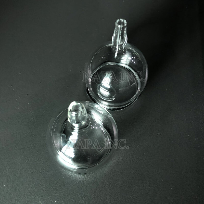 2PCS 5cm Glass Cupping Cups Replacement Cups For Vacuum Therapy Cupping Machine