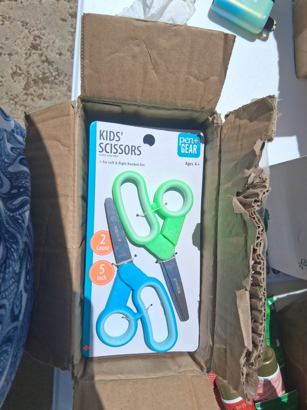 Pen+Gear Kids' Scissors 2 Count 5 Inch