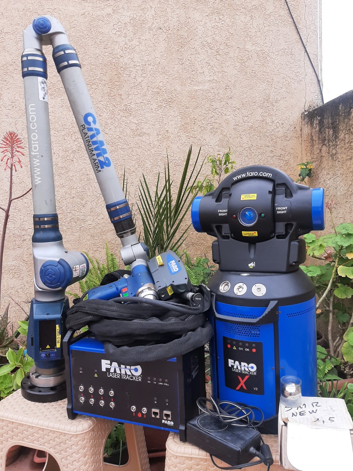 FARO Laser Tracker X V2 & Master Control Unit & FARO Arm P08 With Accessories