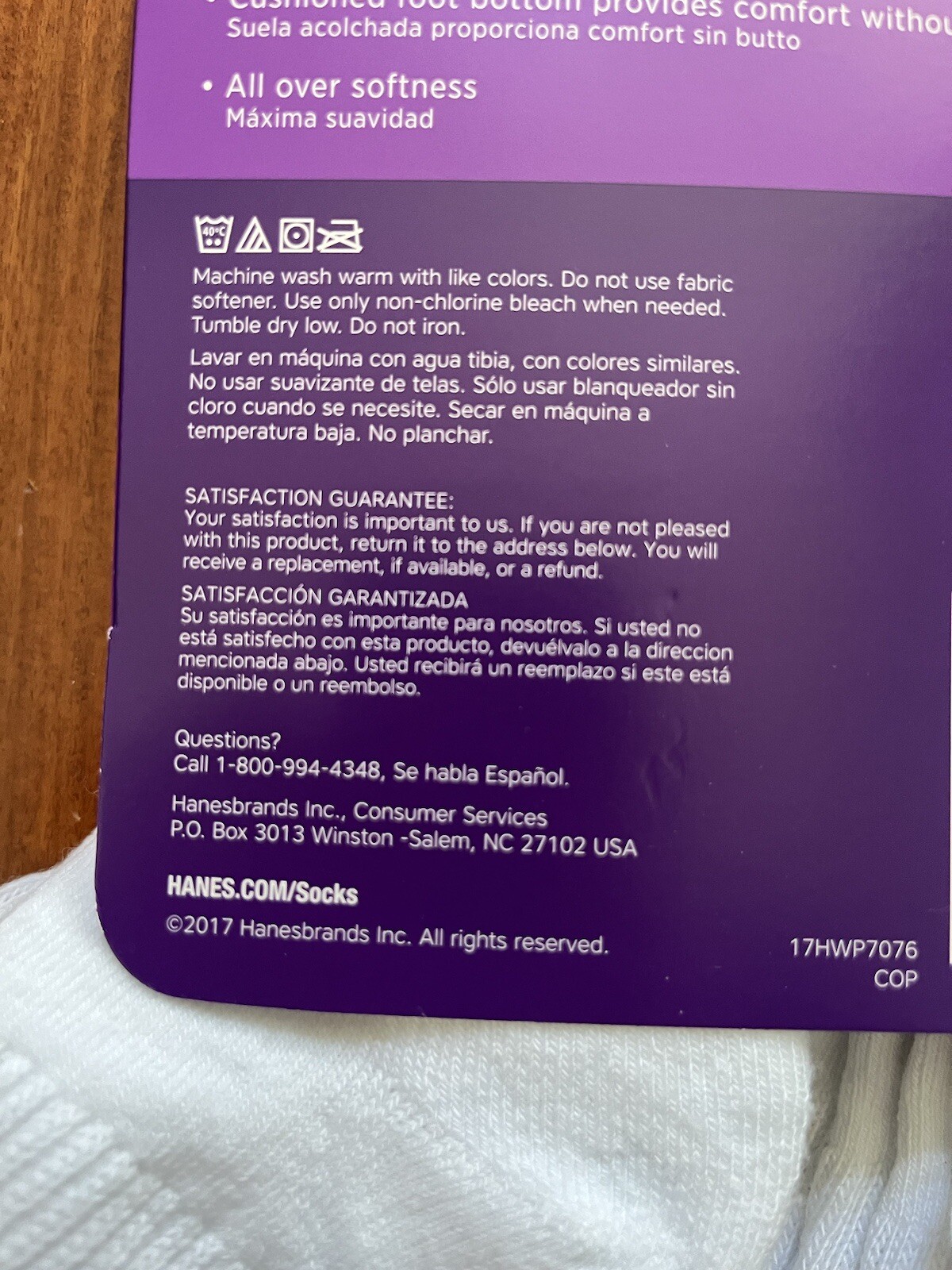 Hanes Women's Premium Cushioned Cool Comfort Ankle Socks 6-Pack Shoe Size 5-9