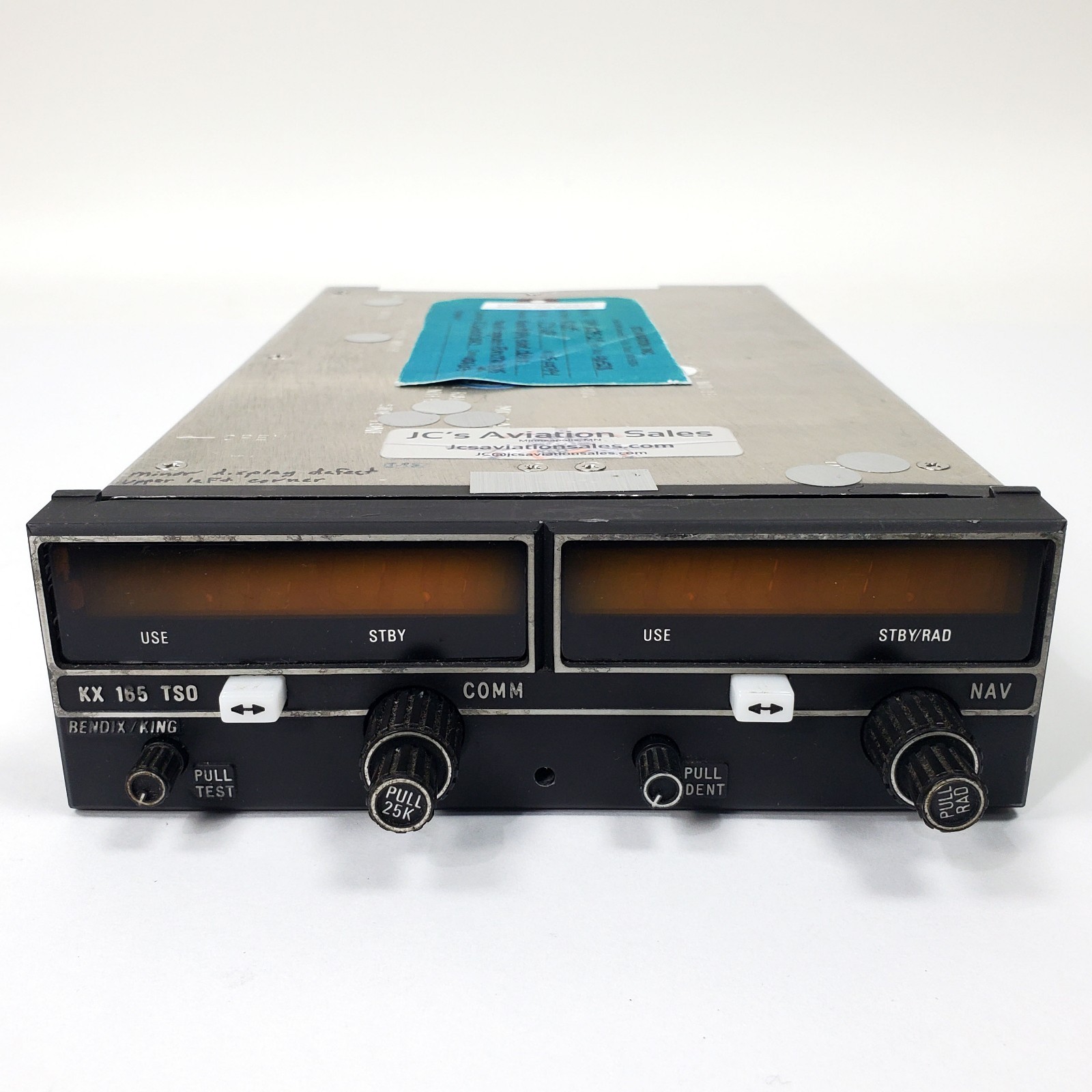 069-1025-25 Bendix King KX 165 NAV/COM with G/S (28V) - Tested Working