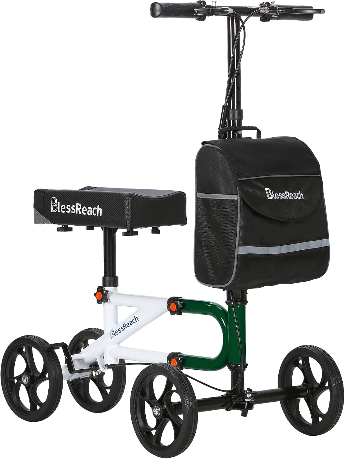 Steerable Knee Scooter Knee Walker Dual Brake Crutch Alternative Green