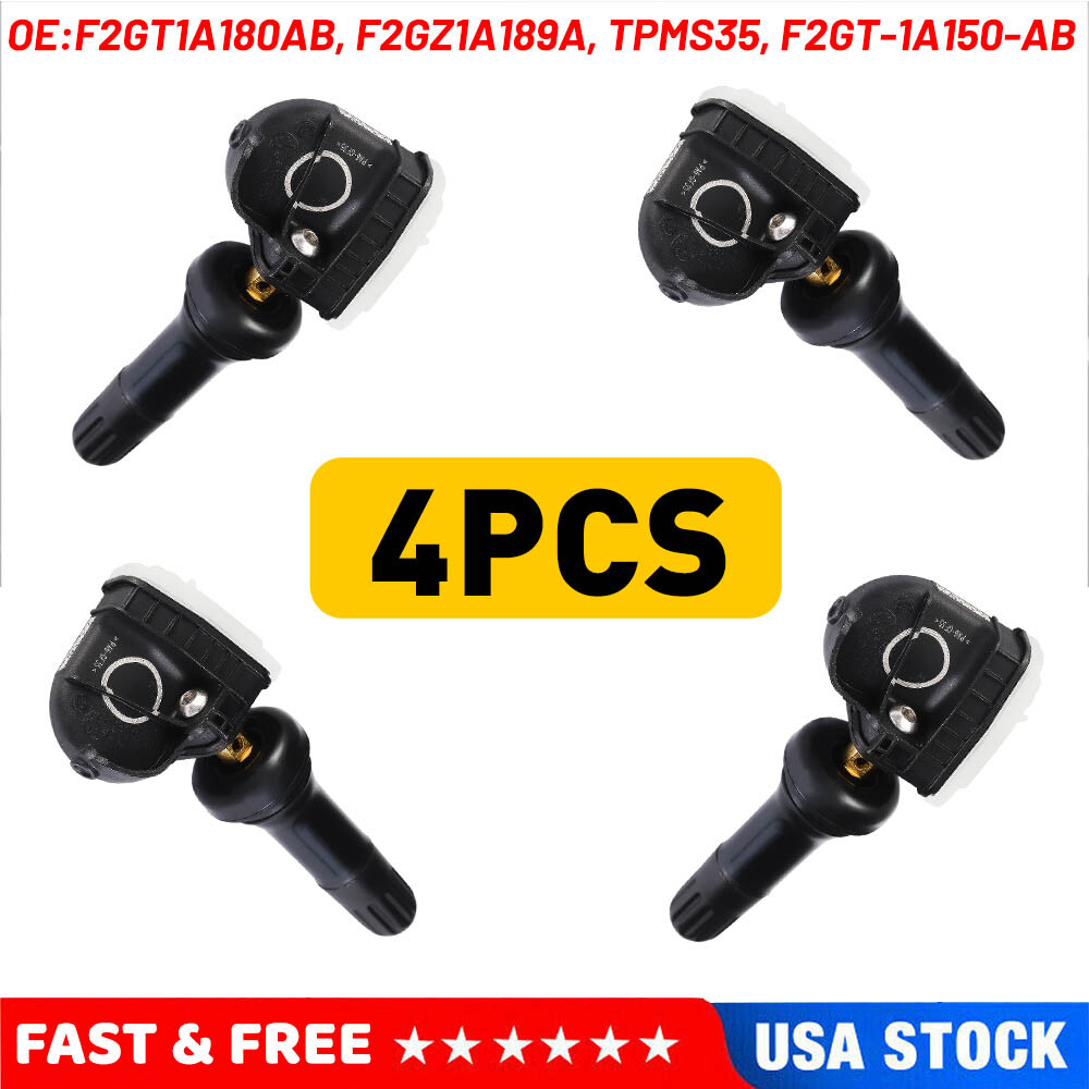 4x TPMS NEW Tire Pressure Sensors For 2013-2018 Ford Police Interceptor Utility