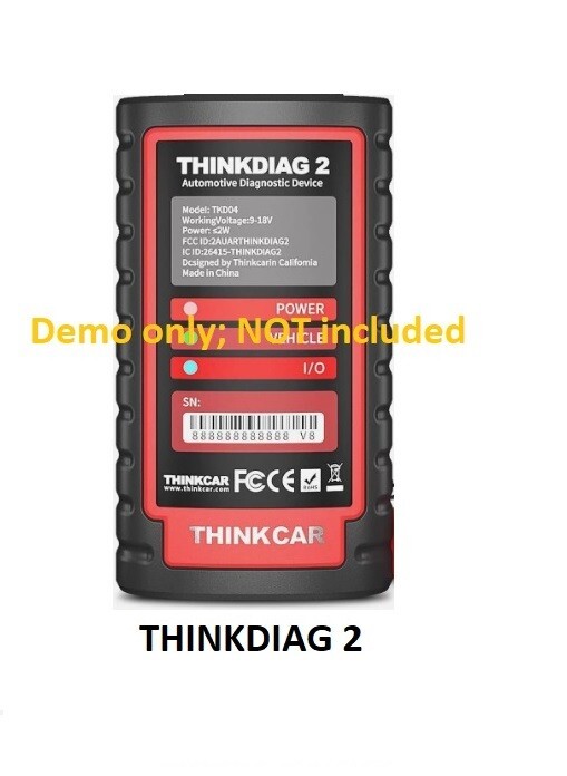 OBD2 OBDII Main Cable for Thinkcar THINKDIAG 2 and Ediag Plus Scanner Tool