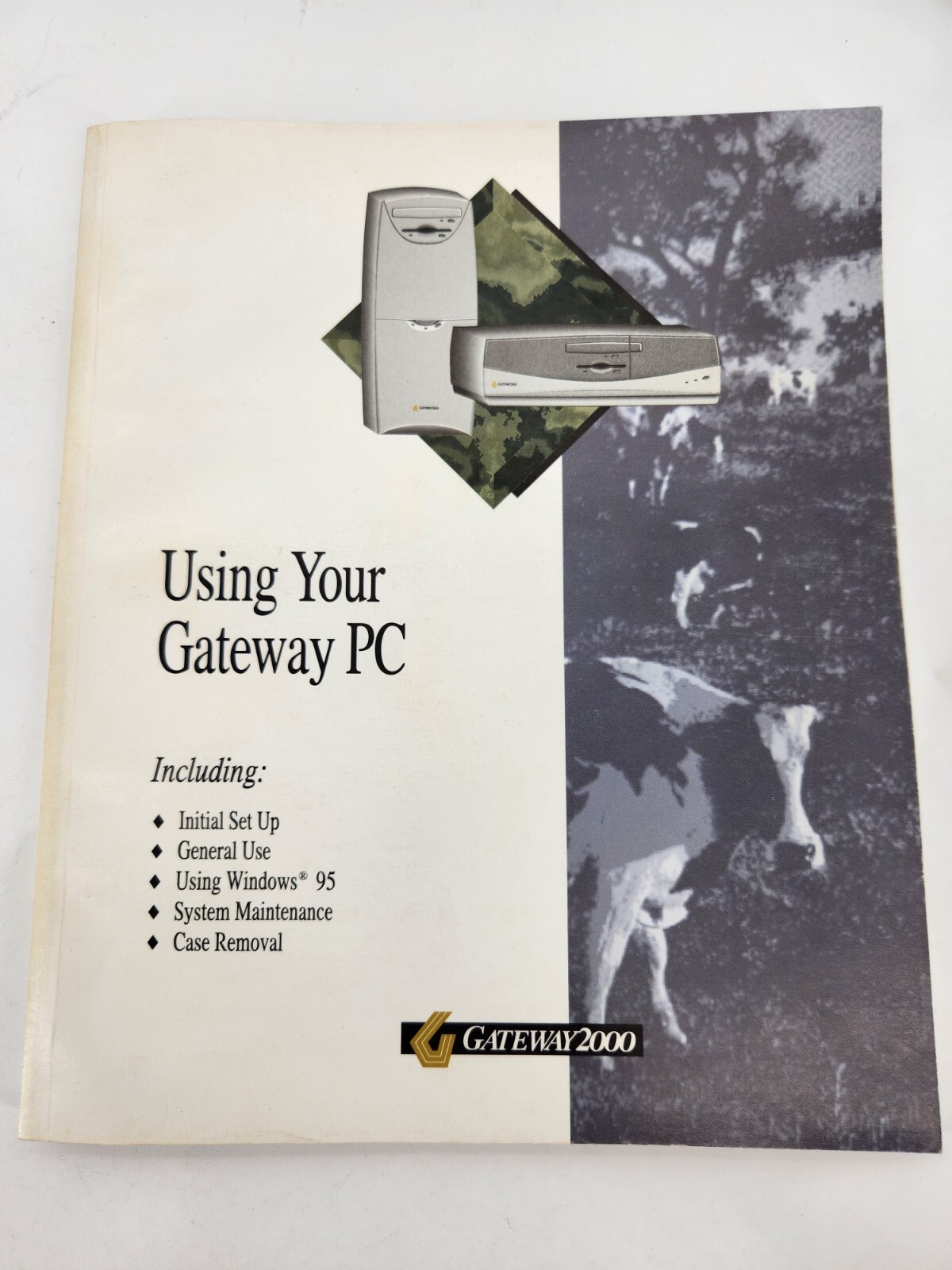 Vintage OEM Gateway 2000 PC manual bo 1996 Windows 95