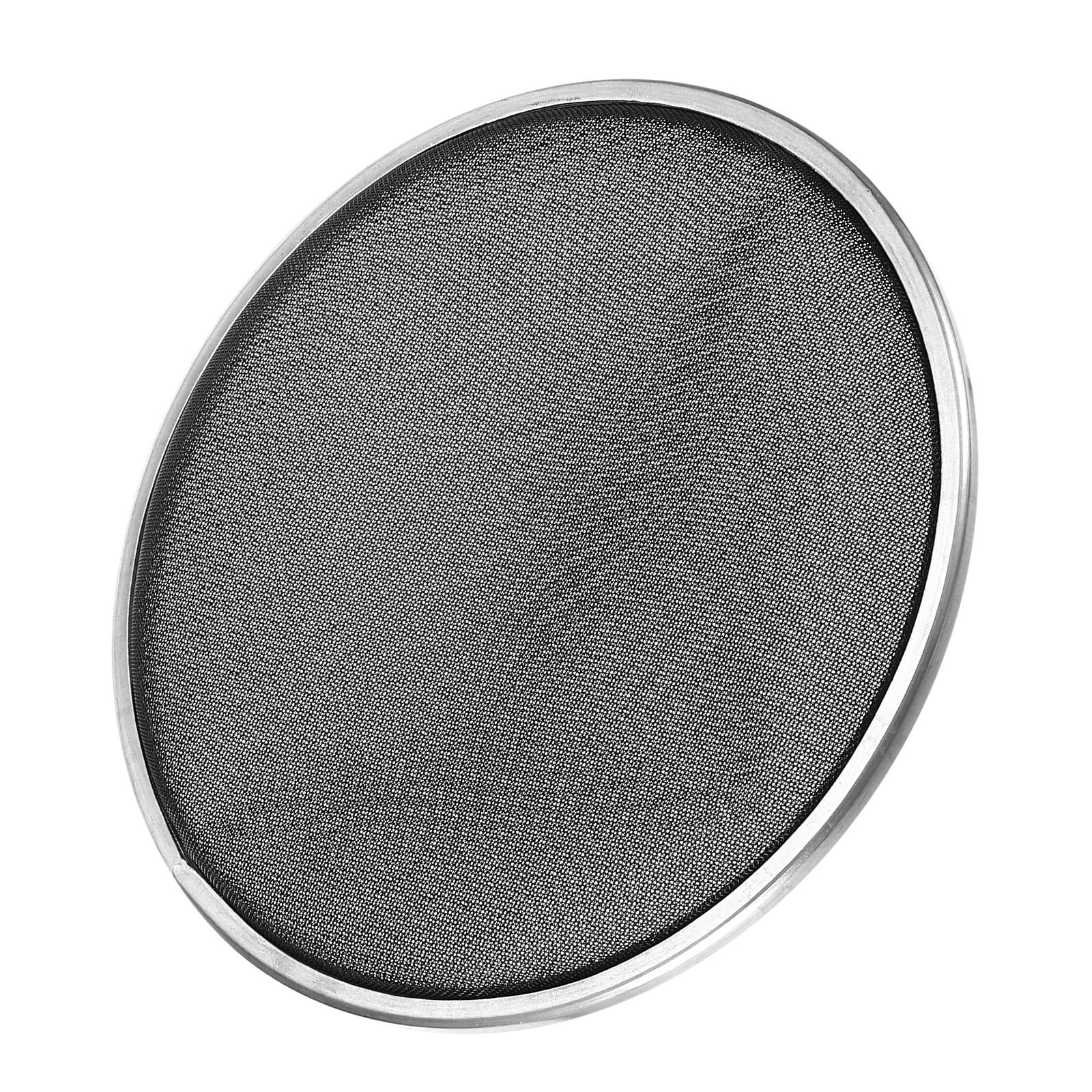 MECCANIXITY 6 Inch Mesh Drum Head Black Double Layer Shape 6 Inch, White
