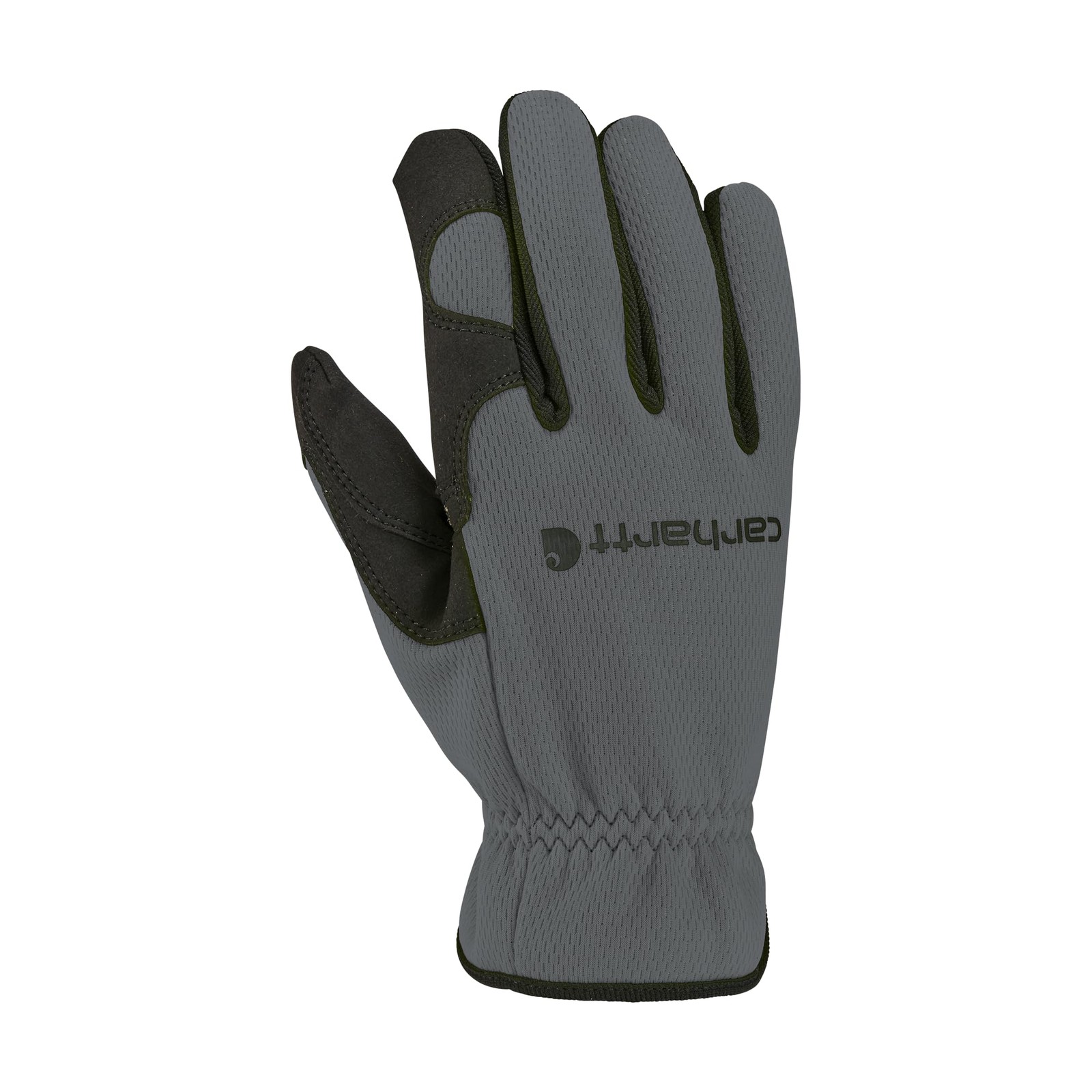 Carhartt Men's Thermal-Lined High Dexterity Open Cuff Glove, Medium, Grey
