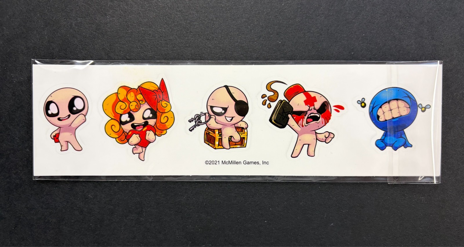 Binding of Isaac Four Souls Exclusive Stickers from the Requiem Kickstarter NEW