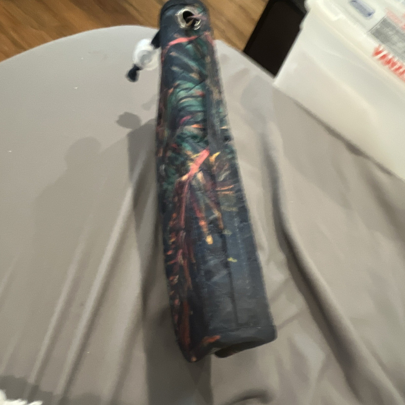Women’s Compact Folding Umbrella Tropical Floral Print w/ Zippered Case
