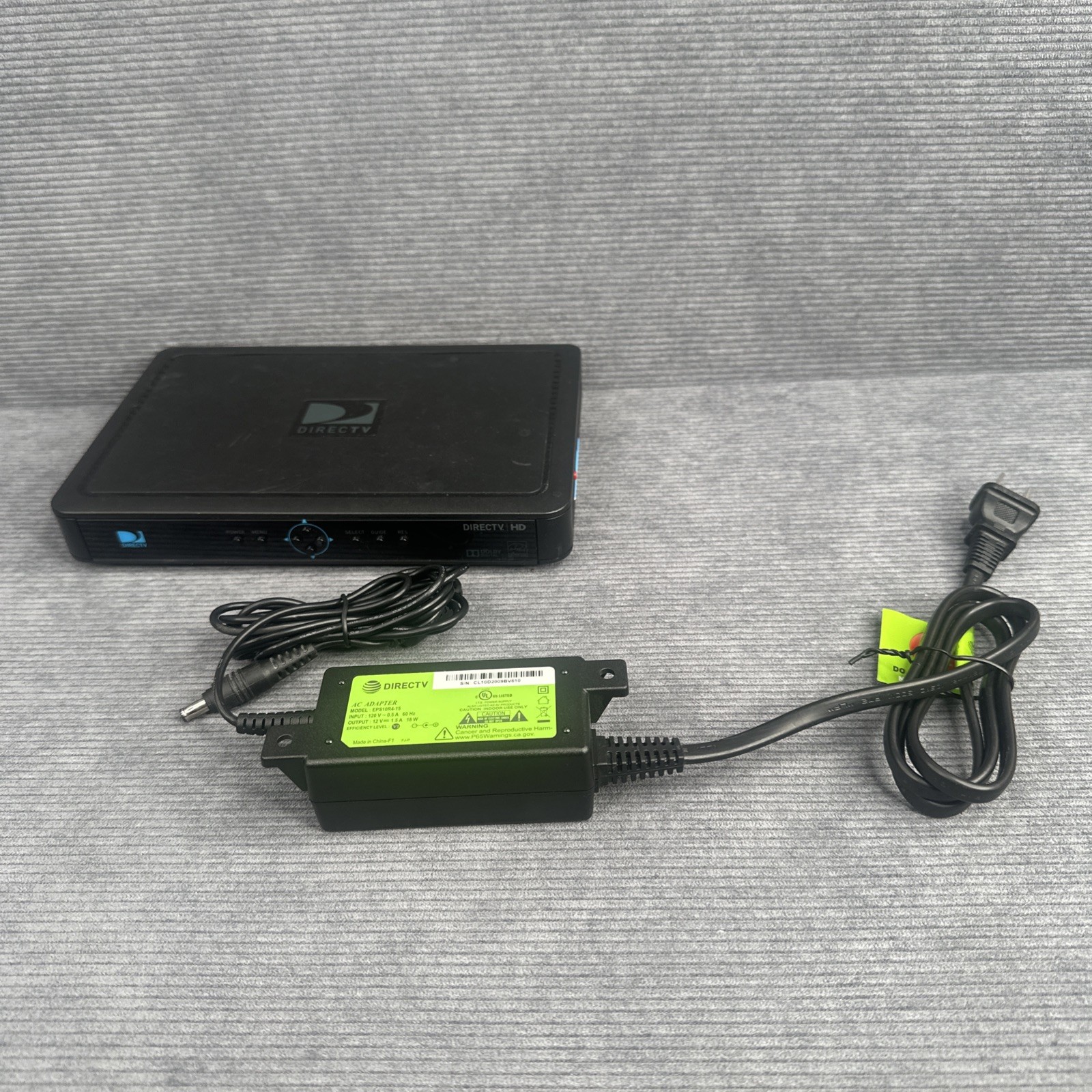 Power Tested — Direct TV H25-100 HD Receiver — No Remote — See Description