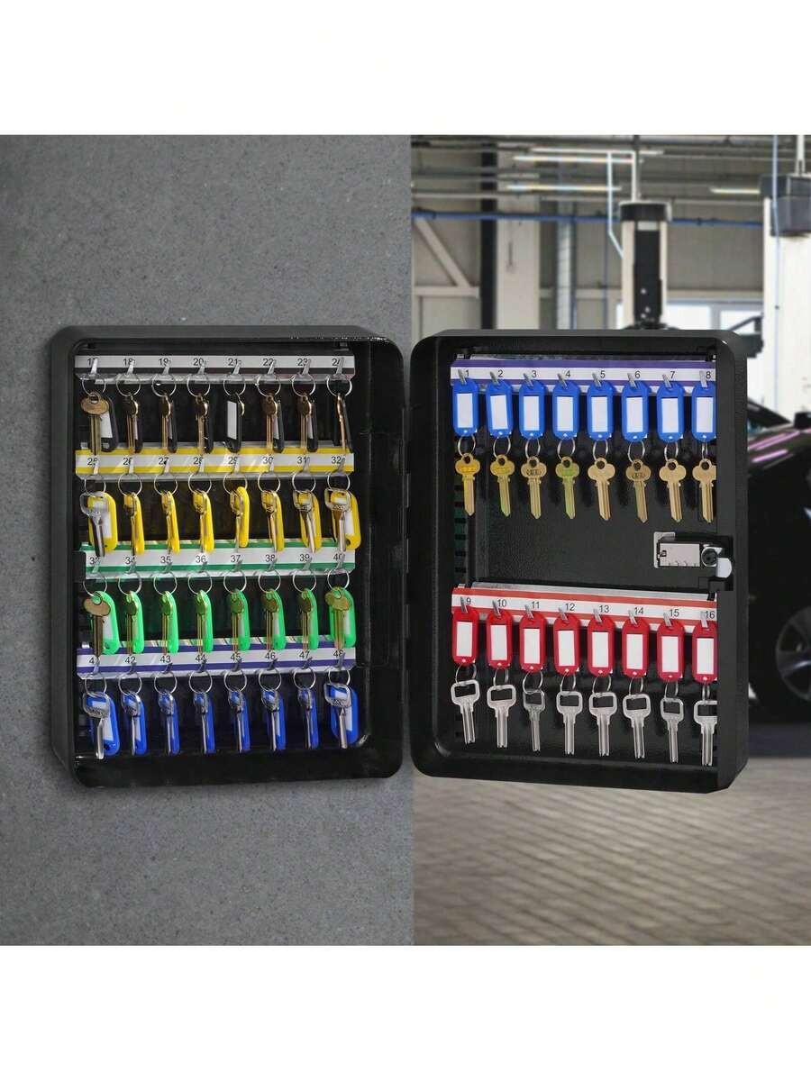 48 Key cabinetswith combination lock and key lock,digital security storage boxes