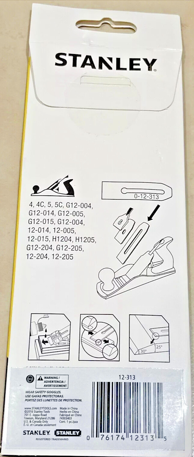 Stanley 12-313 Iron Bench Plane Replacement. BOX OF 6