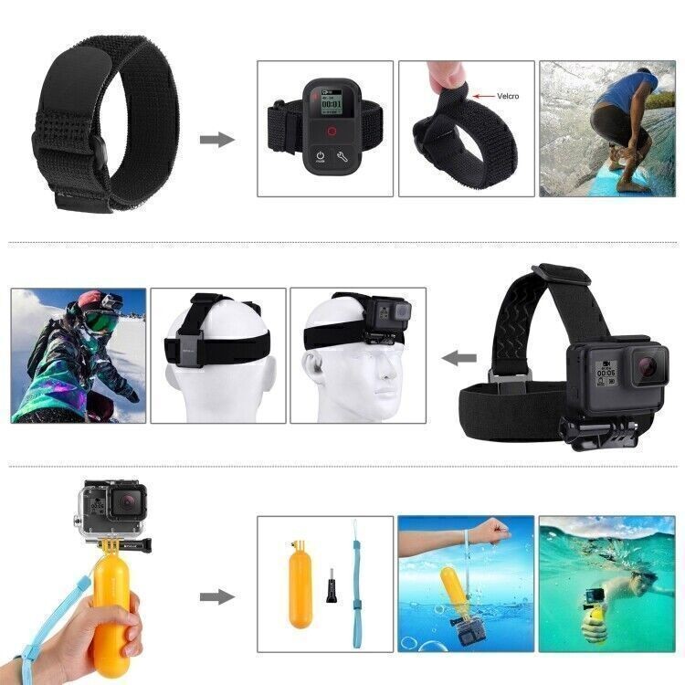 PULUZ 50 in 1 Accessories Total Ultimate Combo Kits with EVA Case