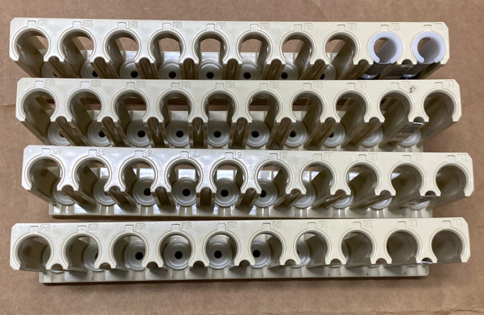 Sysmex 10-Position Sample Rack Lot Of 4 EUC
