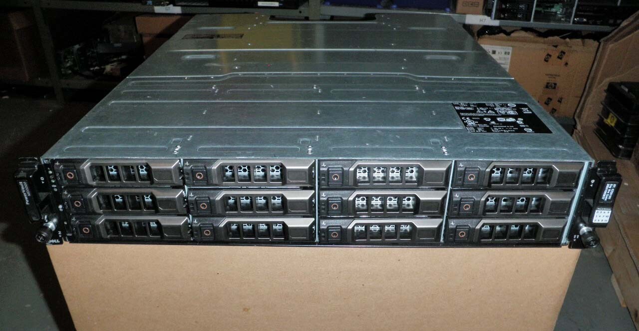 Dell Powervault MD3200i-12x 4TB 7.2K 6Gb SAS-48TB-4x 1Gb iSCSI-Disk Array-NAS
