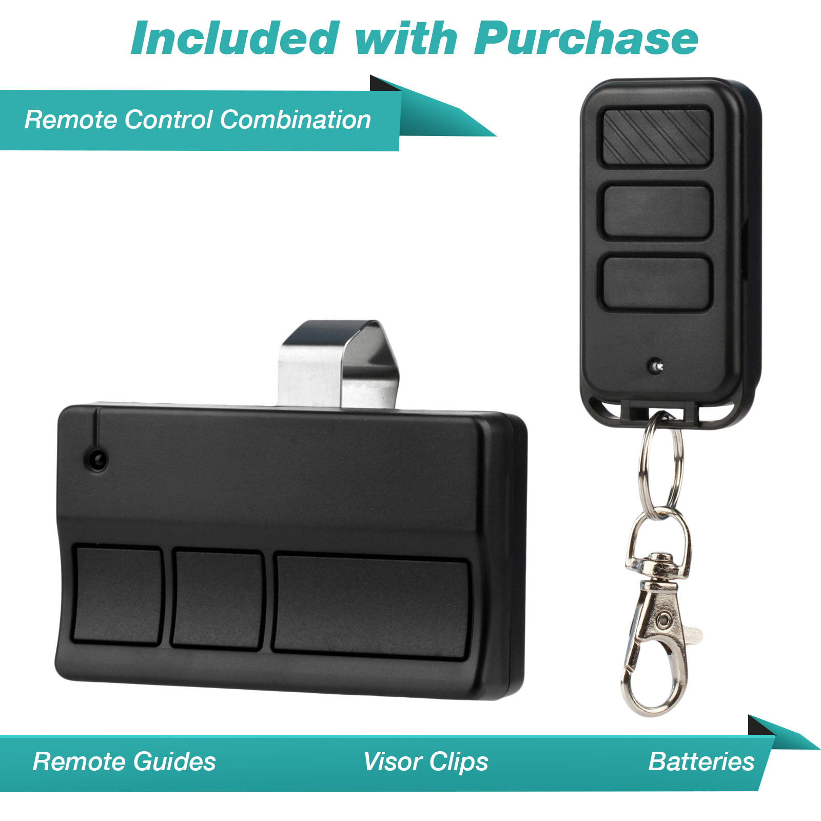 For 3 But 315mhz Sears Craftsman 139.53753 Garage Door Opener remote + Keychain