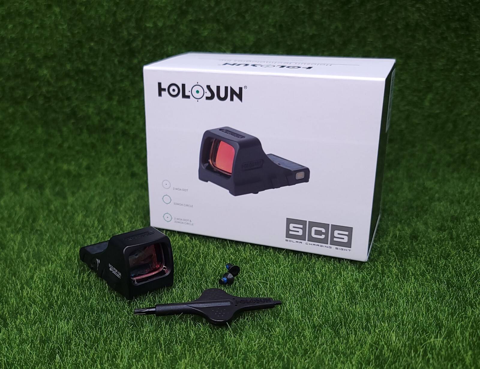 Holosun Green MRS Solar Reflex Optic Sight Walther PDP Direct Mount - SCS-PDP-GR