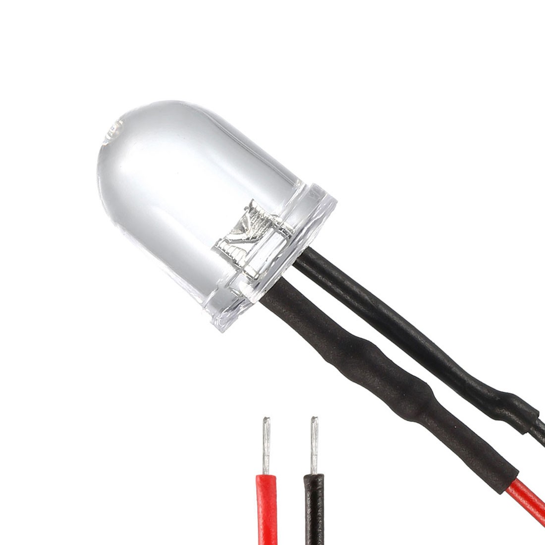 DC 3-6V 20mA - 10mm Red Pre-Wired Diodes Lamp for DIY Boat Parties 10pcs