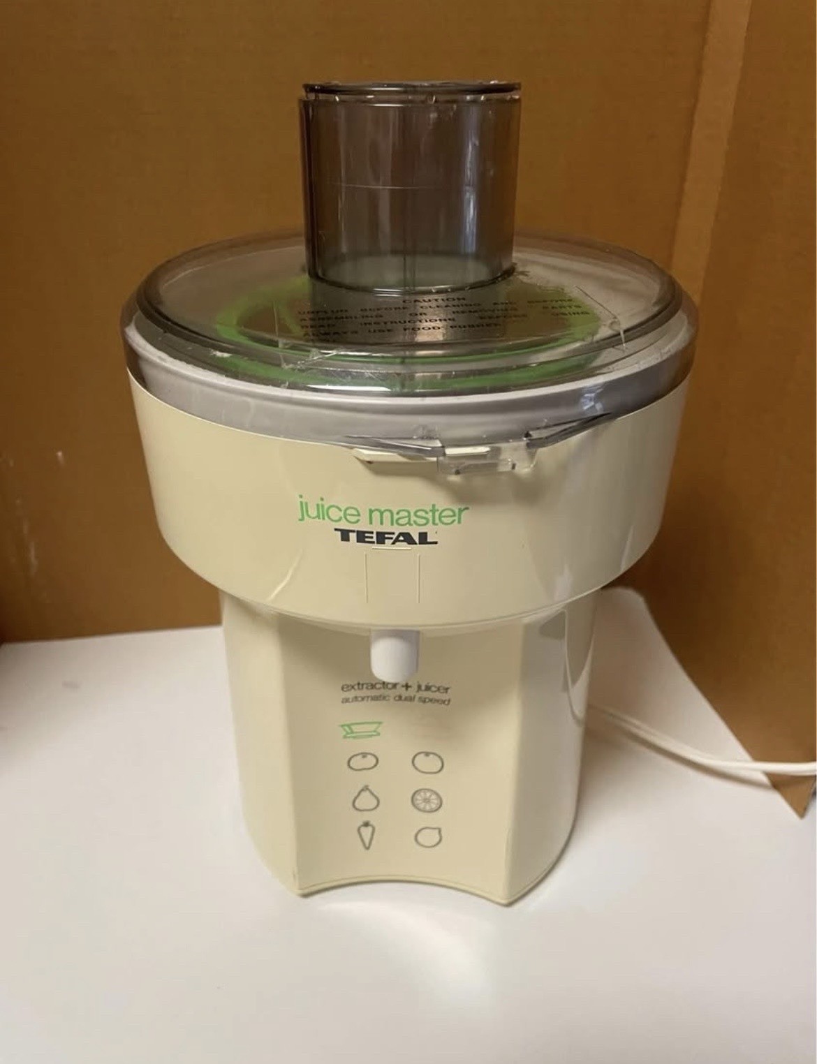 Tefal Juice Master 8310 Juice Extractor  Made in France 1992 Tested/Works