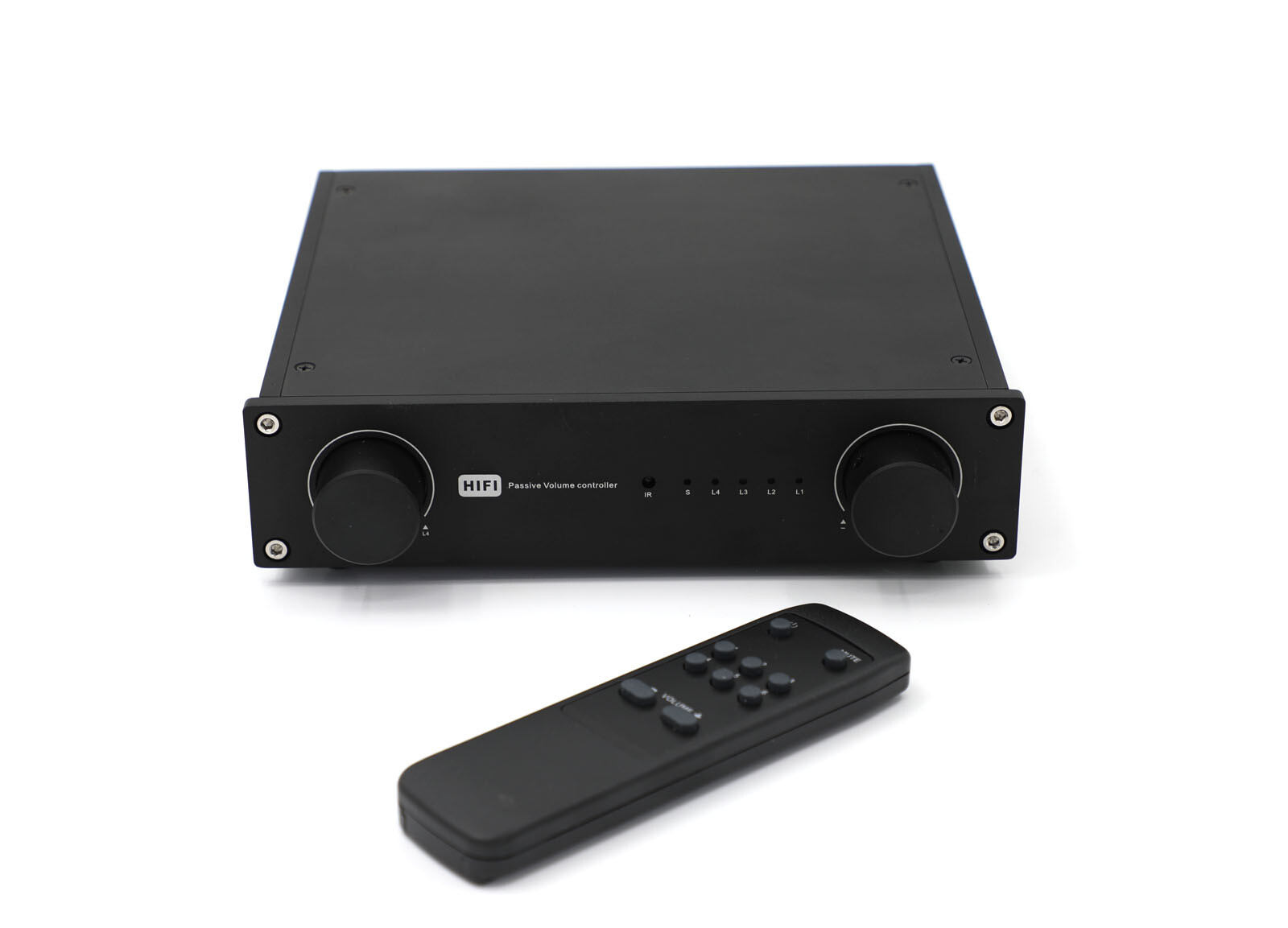 Remote Passive volume controller Passive preamplifier with 4 way input preamp