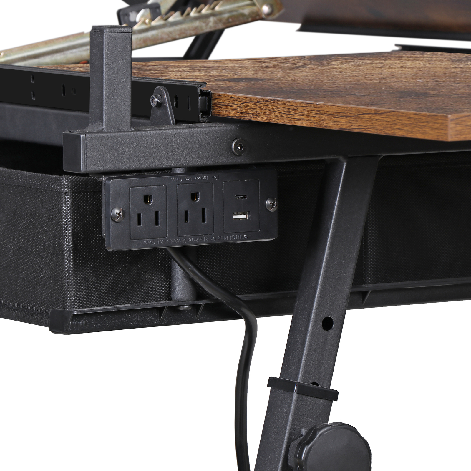 Height Adjustable Drafting Table Drawing Artist Craft Desk w/Stool Outlet Retro