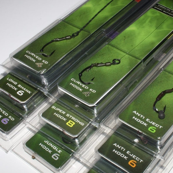 PB Products Combi Rig Stiff Curved Aligner Pre-Tied Technical Carp Fishing Ho...