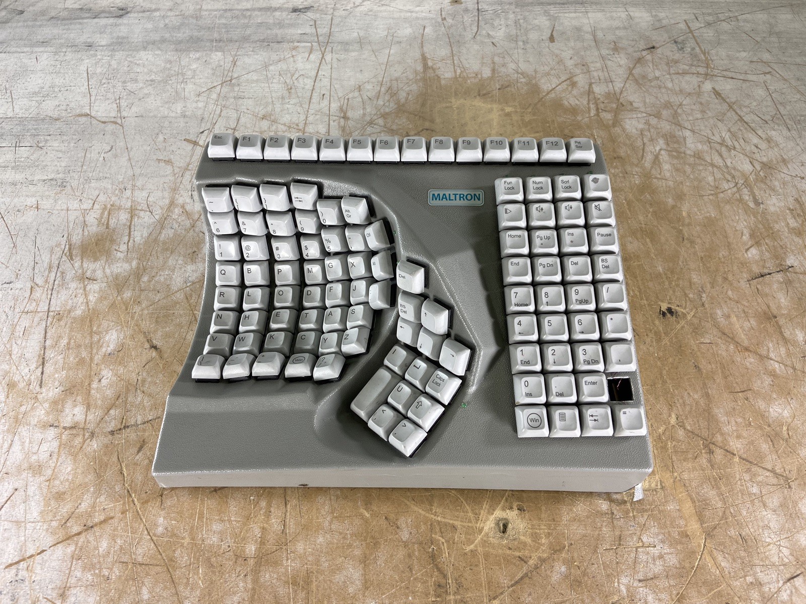 MALTRON LS10N1G-US LEFT HAND ERGONOMIC KEYBOARD - (READ DESC)