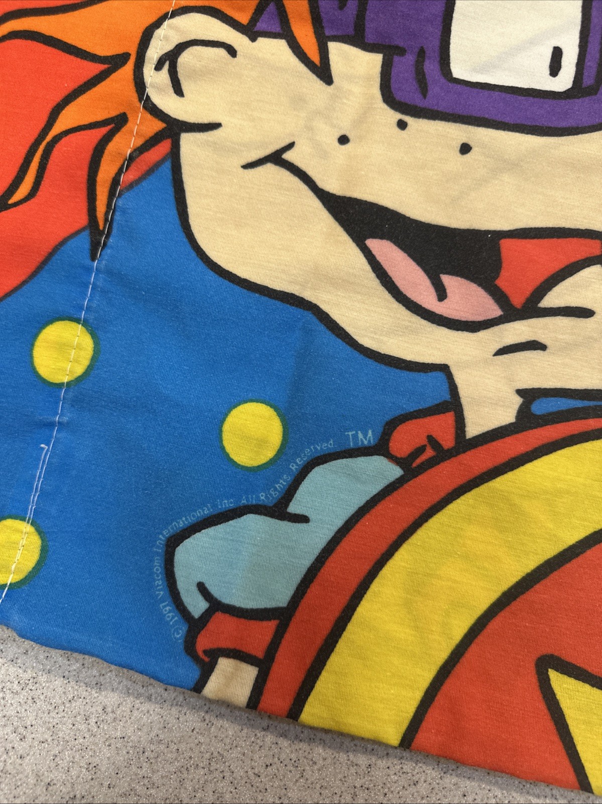 Vintage Rugrats Pillow Cases 2 GUC Preowned 90s Nickelodeon