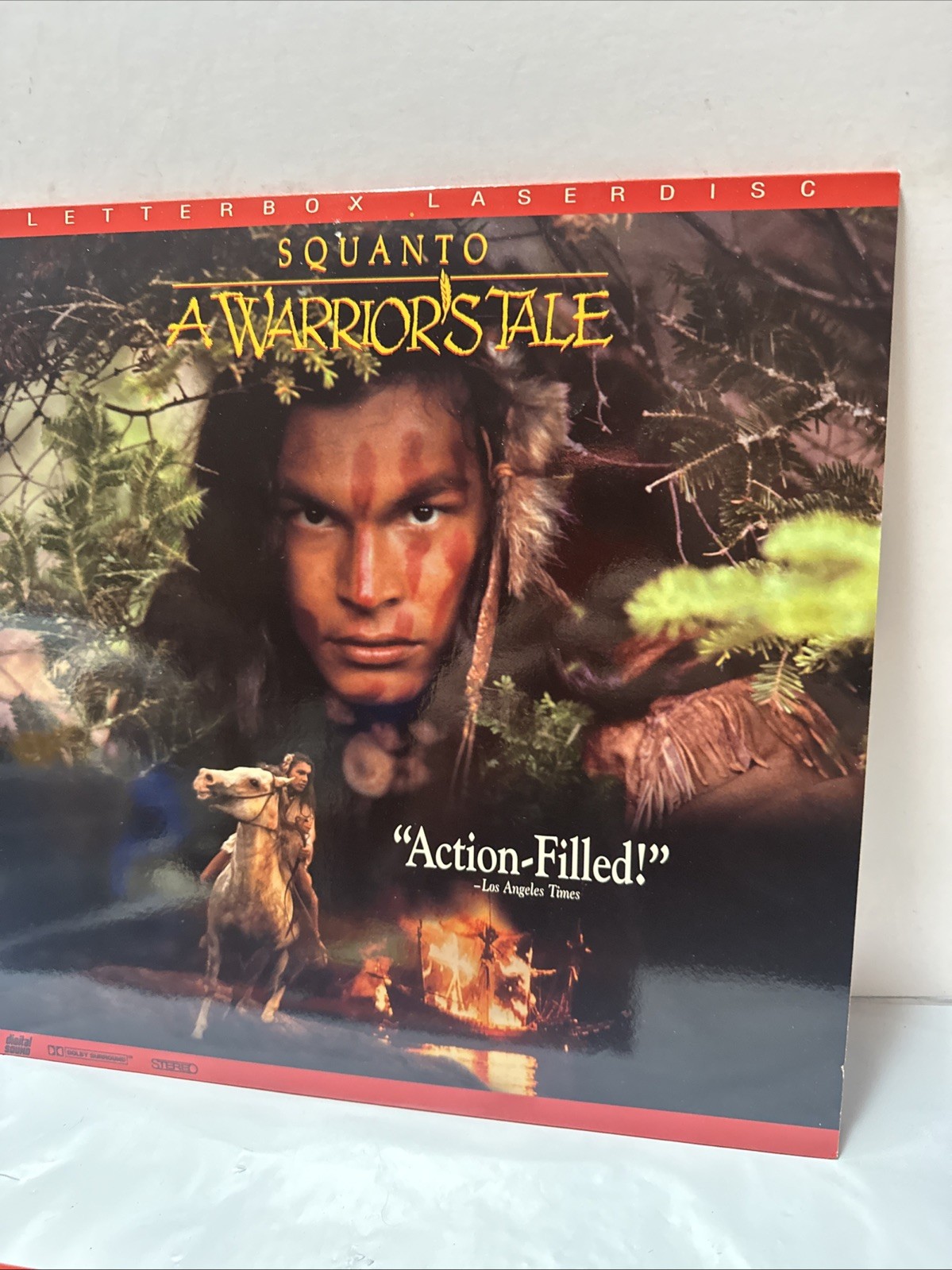 SQUANTO A WARRIOR'S TALE  LASERDISC !!!