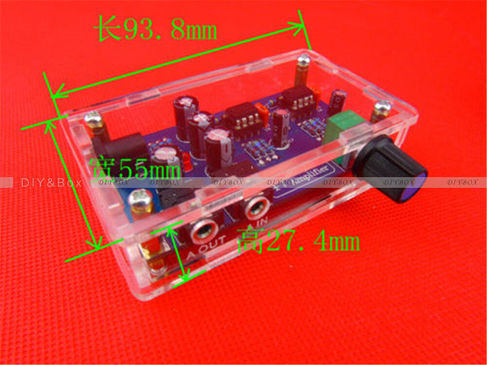 Portable Classic 47 Headphone Amplifier Board Kit AMP Module DIY Kit with Case