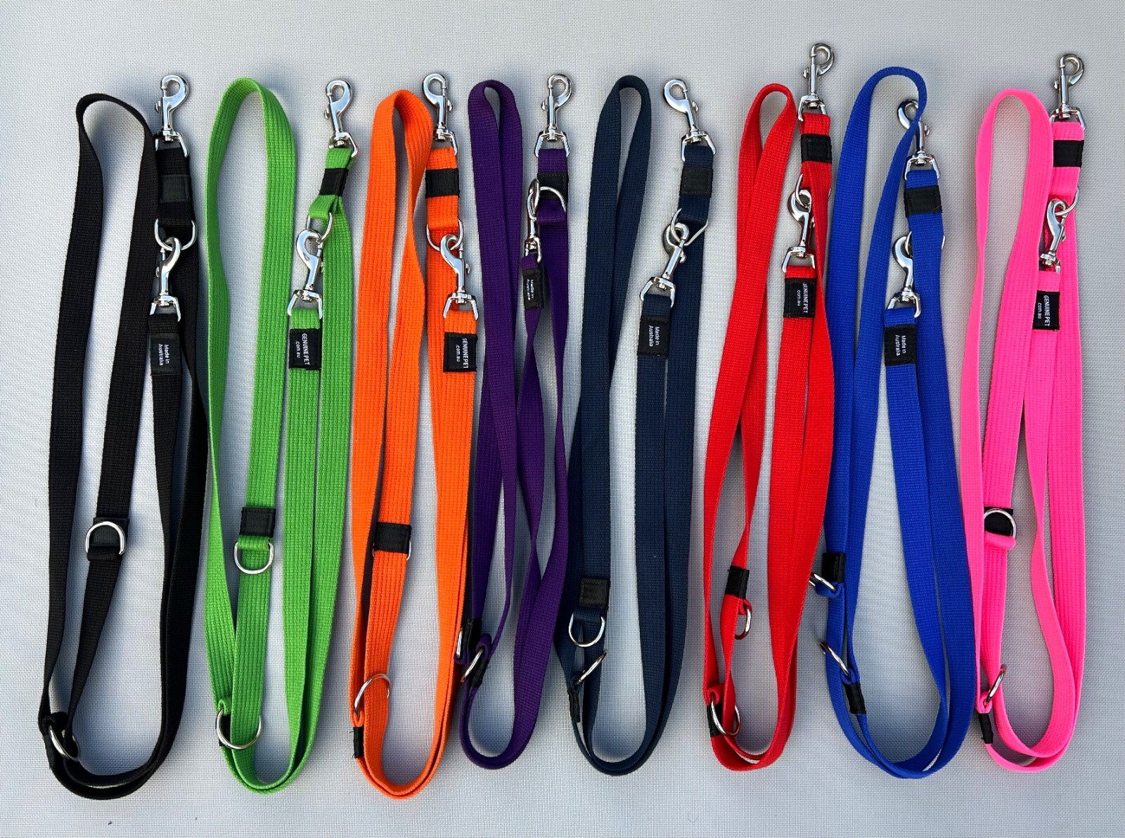 Multi-Function Dog Lead Training Leash Collar Webbing