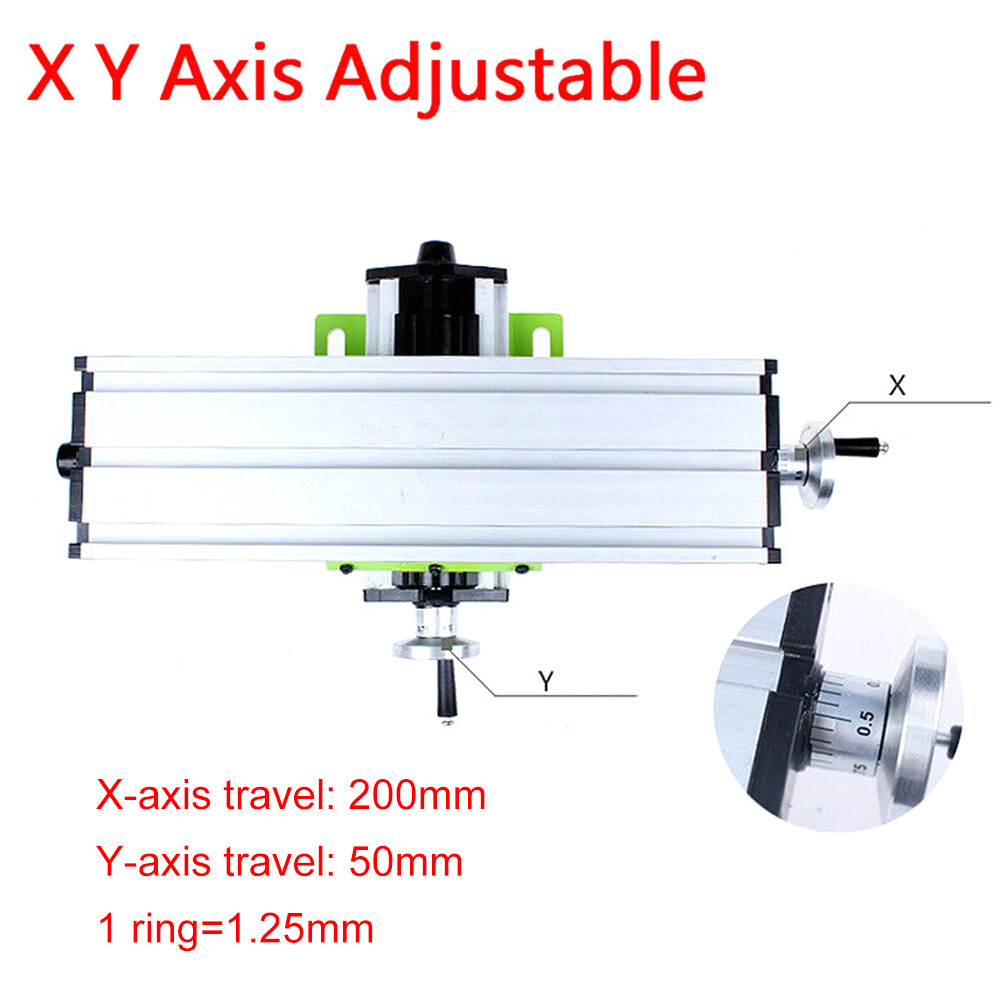 Mini Precision Milling Machine Bench Drill Vise Fixture Work Table S2U2