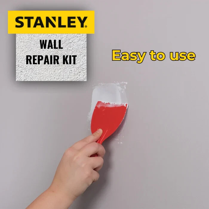 Stanley S552 Wall Repair Patch Kit - White, 9.5 fl oz 2 Pack