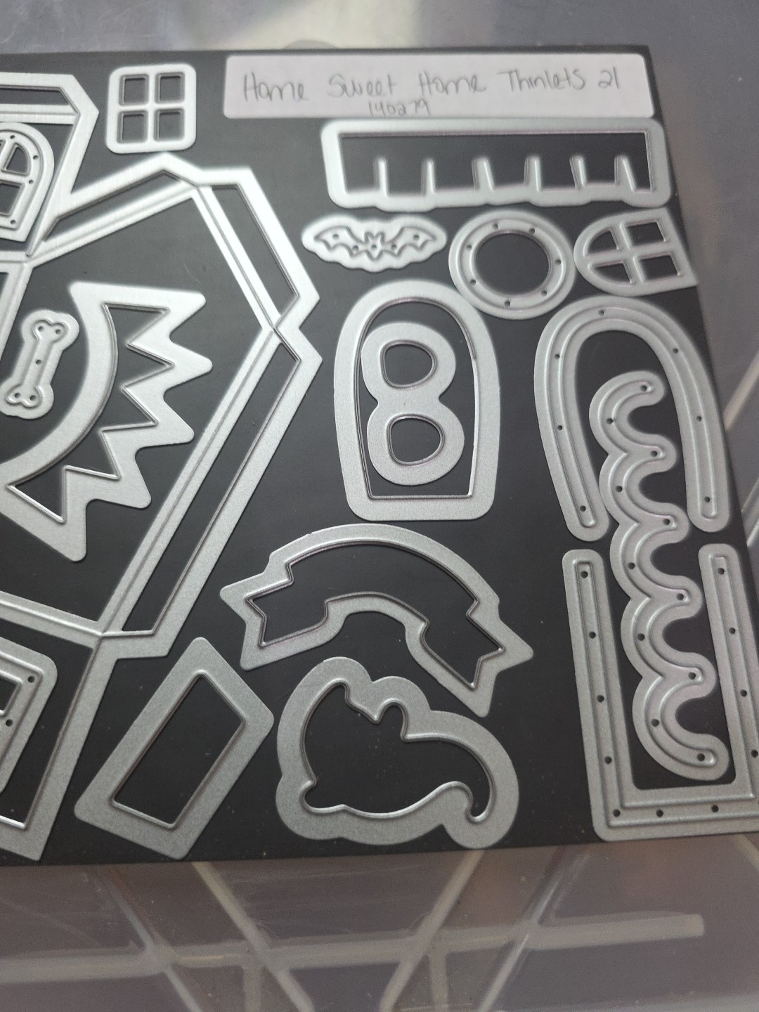 Stampin Up Home Sweet Home Thinlits 21 Dies 140279 Sizzix Retired Magnetic Card