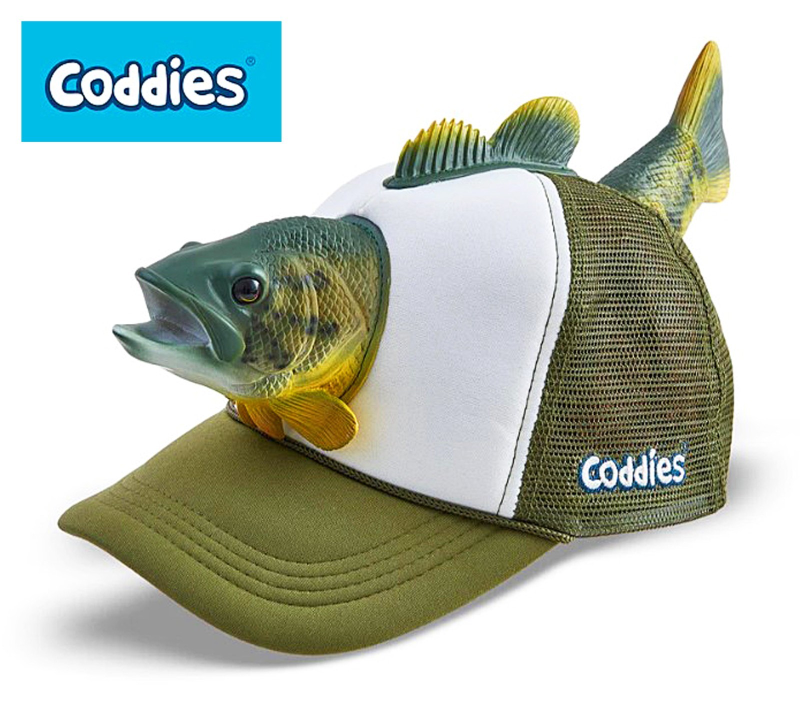 Funny Fish Hat 3D Bass Fishing Hat Perfect Gift Men Women Teen Children Costume