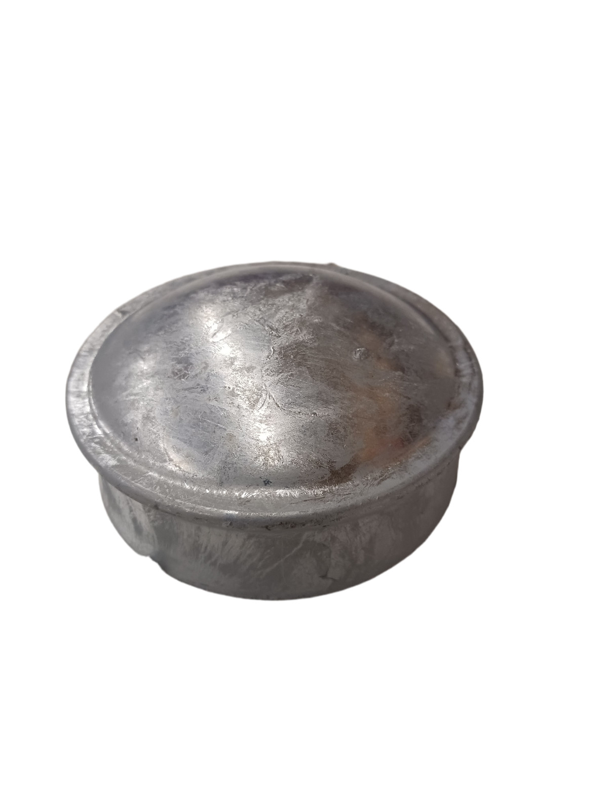 Galvanized Steel Post Caps for Chain Link Fence Posts - 10 Pack