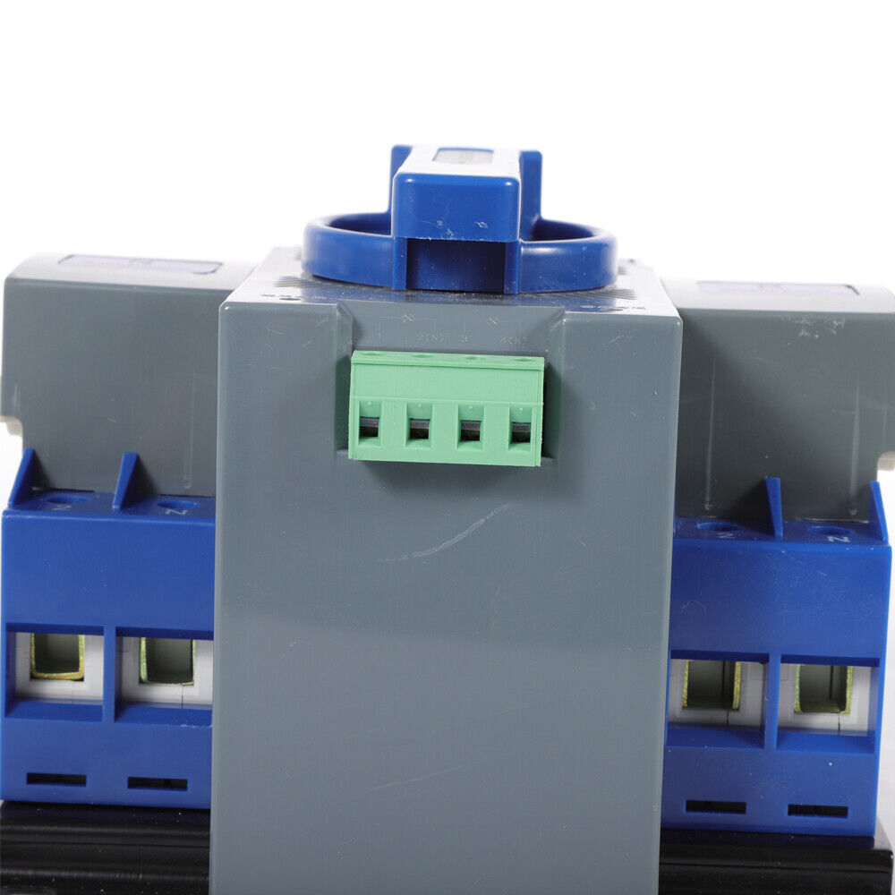 63A ATS Dual Power Automatic Transfer Switch for Generator Changeover Switch 2P